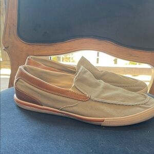 Tommy Bahama Men's Slip-On Loafers - Tan and Brown